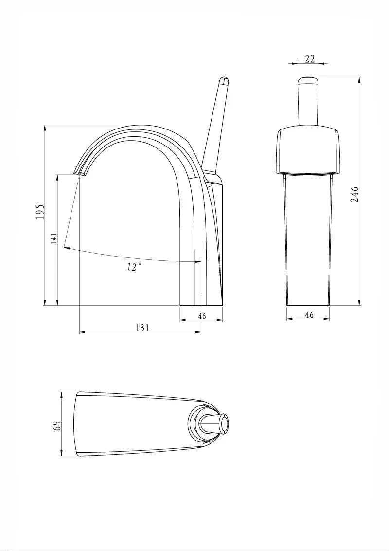 Robinet de lavabo - Modèle Auréa